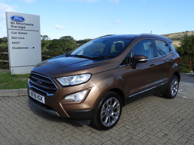 2018 (18) Ford EcoSport 1.0T EcoBoost Titanium SUV 5dr Petrol Auto Euro 6 (s/s) (125 ps)