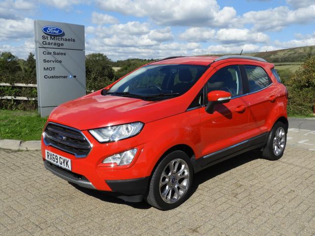 2019 (69) Ford EcoSport 1.0T EcoBoost GPF Titanium SUV 5dr Petrol Auto Euro 6 (s/s) (125 ps)