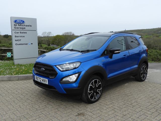 2023 (72) Ford EcoSport Active 5 Door 1.0L Ford EcoBoost 125PS FWD 6 Speed Manual