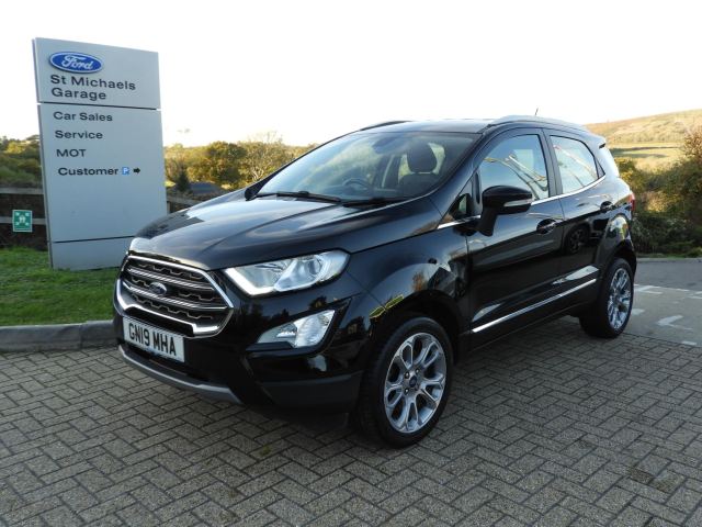 2019 (19) Ford EcoSport 1.0T EcoBoost GPF Titanium SUV 5dr Petrol Auto Euro 6 (s/s) (125 ps)